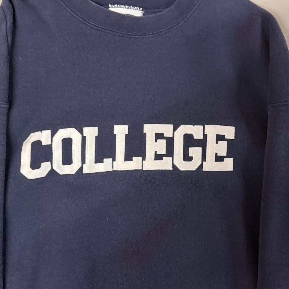 Lee Men's Navy and Blue Sweatshirt - Picture 2 of 3